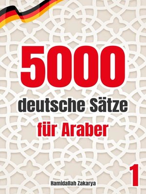 cover image of 5000 deutsche Sätze für Araber
